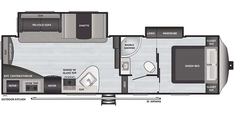 Keystone Springdale 272FWRE floor plan