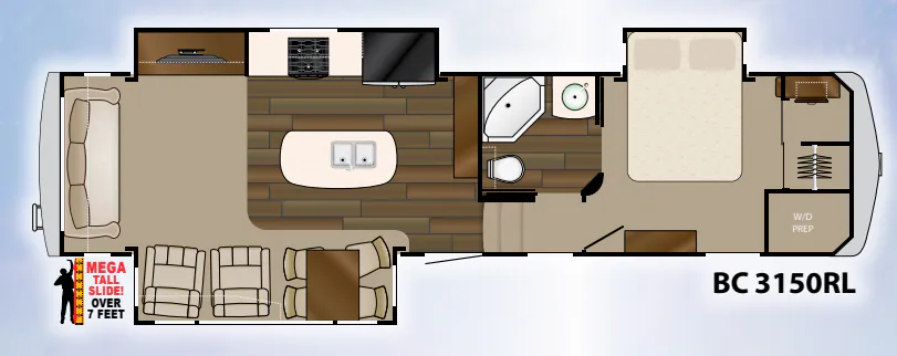 Heartland Big Country 3150RL floor plan