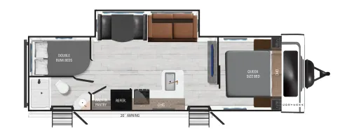 Heartland Corterra 27.2 BH floor plan
