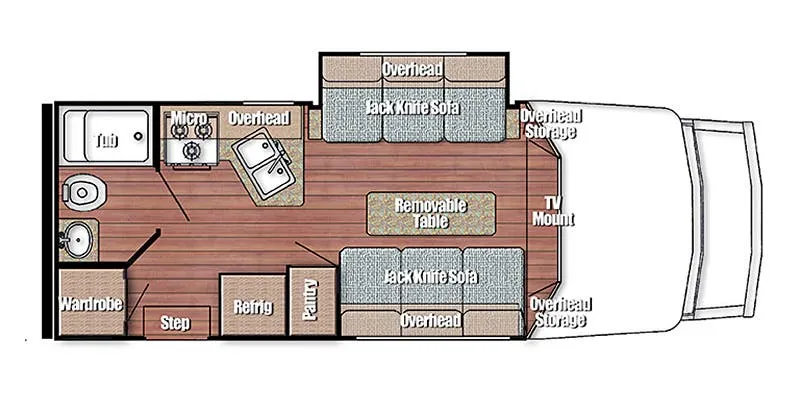 Gulf Stream BT Cruiser 5230 floor plan