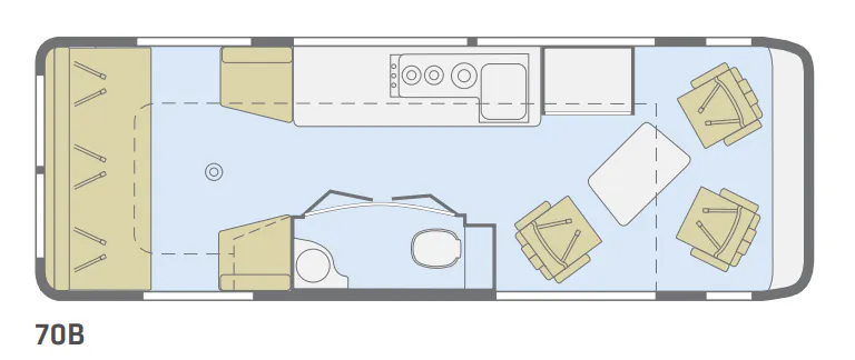 Winnebago Era 70B floor plan