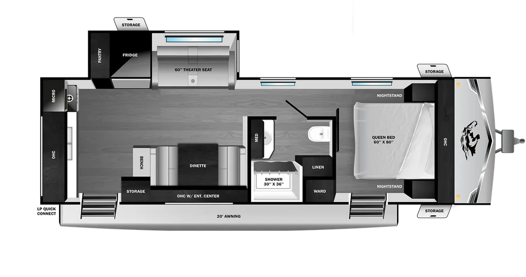 2026 Open Range RANGE LITE 230MKD floor plan