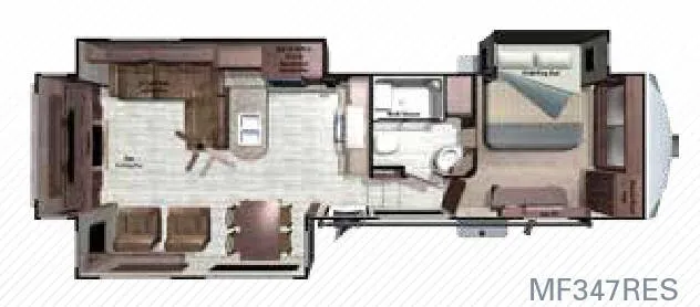 Highland Ridge Mesa Ridge MF347RES floor plan