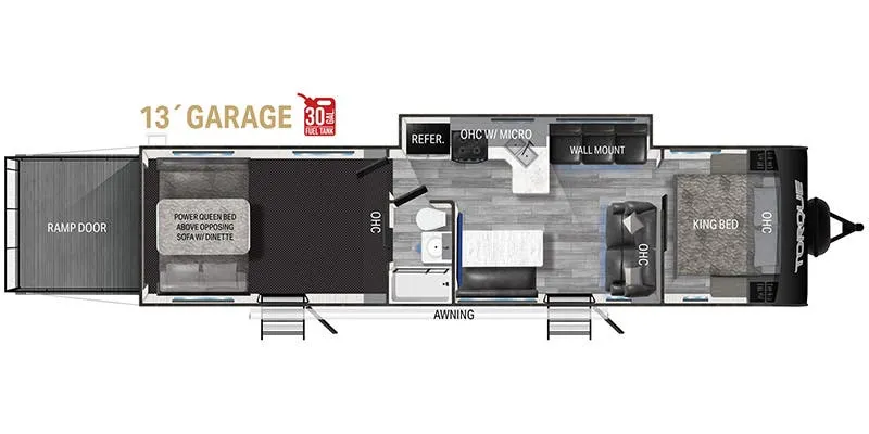 Heartland Torque TQ T333 floor plan
