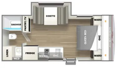 Prime Time Avenger LT 17FQS floor plan