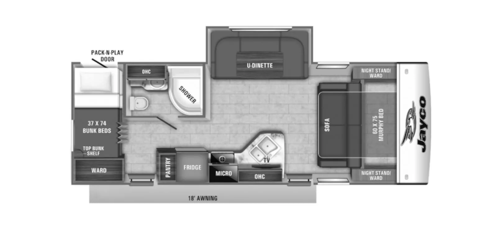 2019 Jayco Jay Feather 24BH - Photo 3