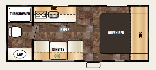 Forest River Cherokee Wolf Pup 16FQ floor plan