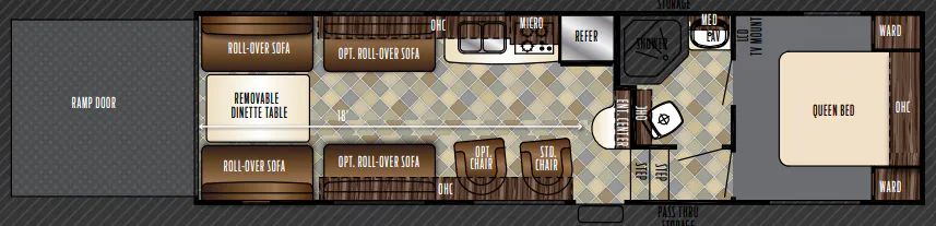 Forest River Vengeance Super Sport 295A18 floor plan
