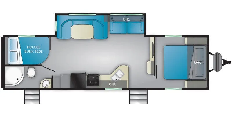 Heartland Trail Runner TR 29 MSB floor plan