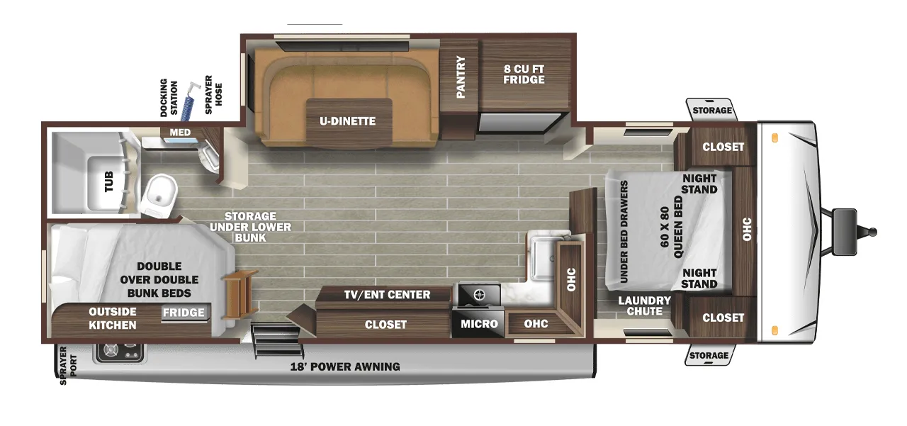 Starcraft Super Lite 241BH floor plan