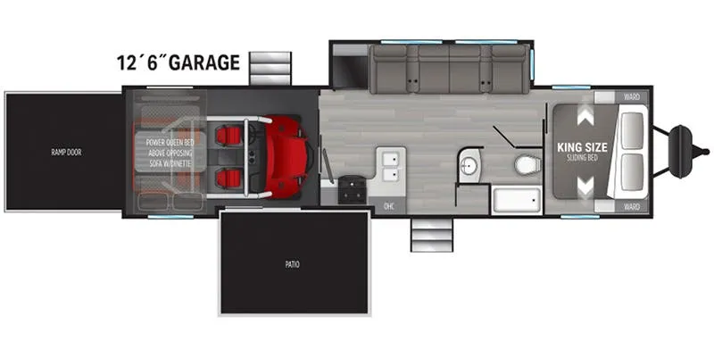 2018 Cruiser RV Stryker STG-3212 - Floor plan