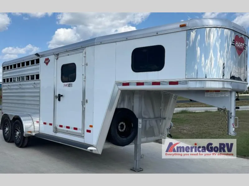 2025 Hart Stock Series SOLUTION THREE HORSE GOOSENECK - Main photo