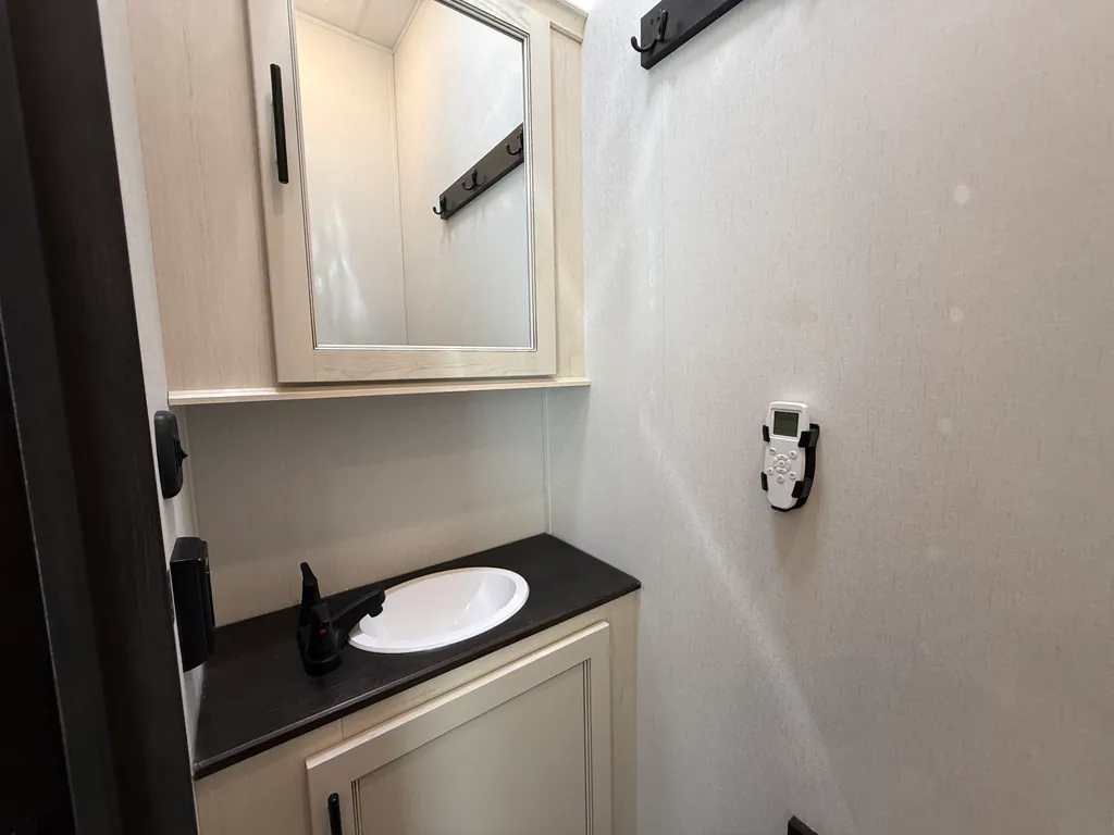 2027 Forest River Sabre 38RVHUNTER, Bathroom photo 4