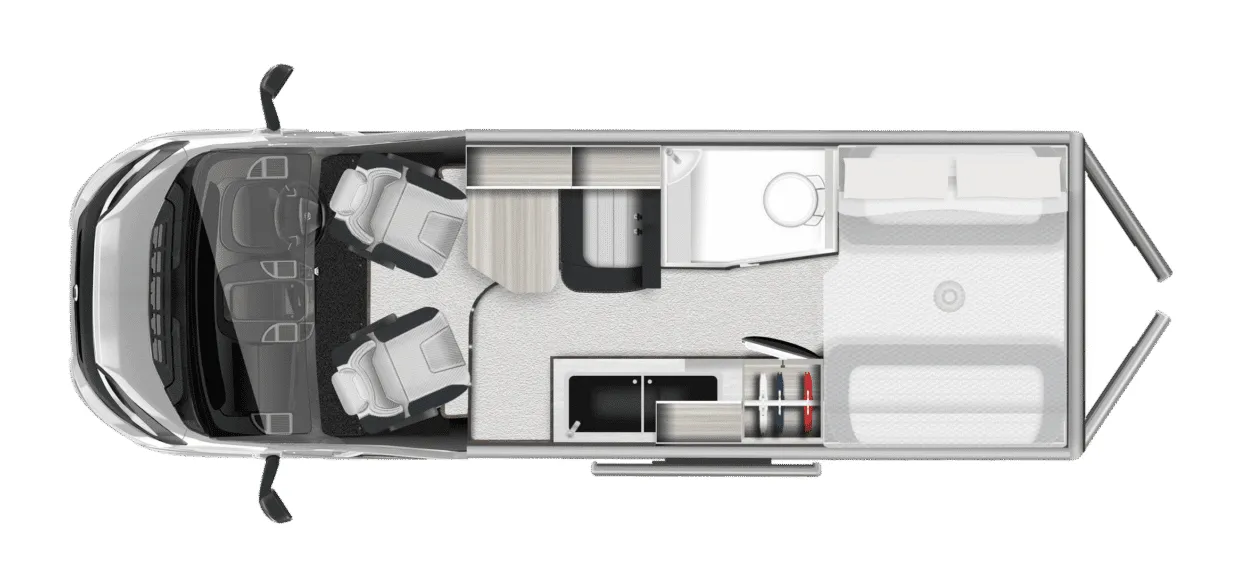 Auto-Trail Expedition 67 FLEX floor plan