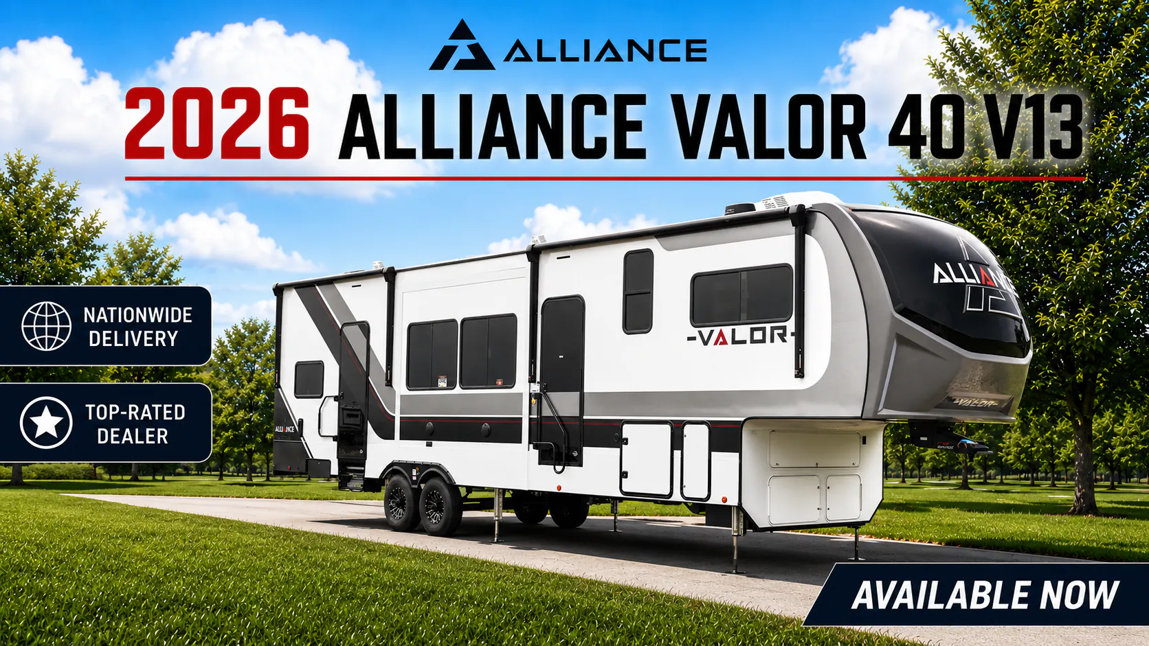 2026 Alliance RV Valor 40V13 dealer photo 1 from Sewell Motor Coach