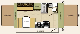 Starcraft Travel Star 186RD floor plan