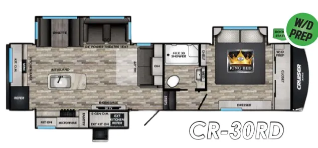 CrossRoads Cruiser Aire 30RD floor plan