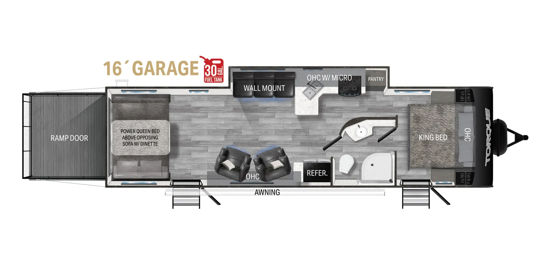 2025 Heartland Torque T285 - Floor plan