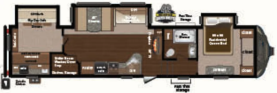 Keystone Sprinter 324FWBHS floor plan