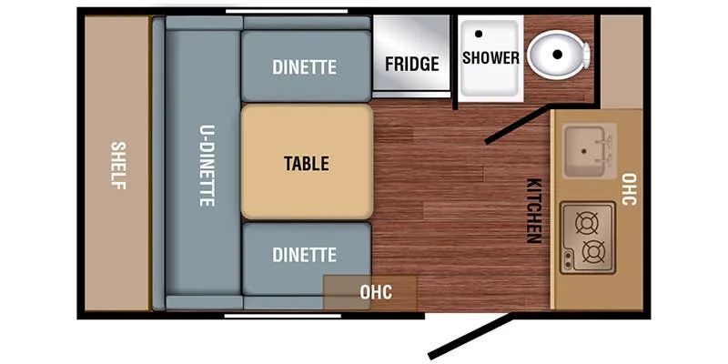 2021 Braxton Creek Bushwhacker Plus 15FK floor plan