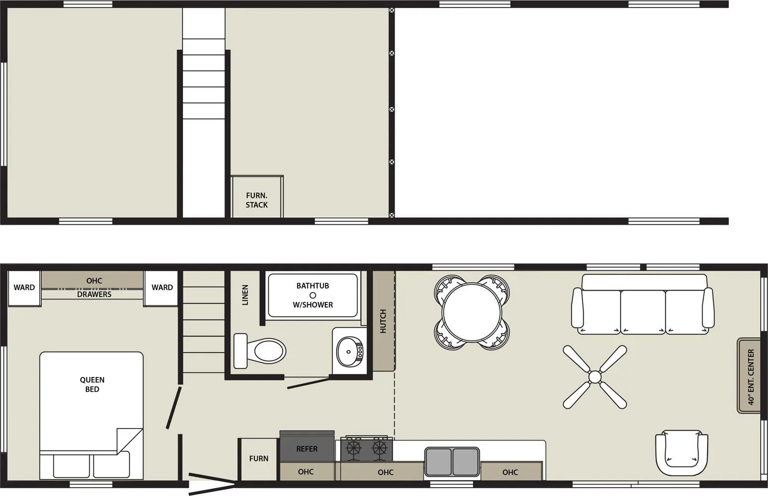 Forest River Quailridge Summit 40TLFD floor plan
