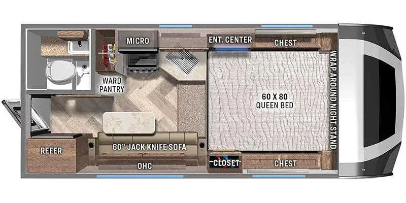 2024 Palomino Backpack HS-8801 floor plan