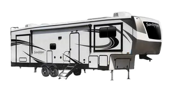 Forest River Sandpiper Luxury 388BHRD exterior