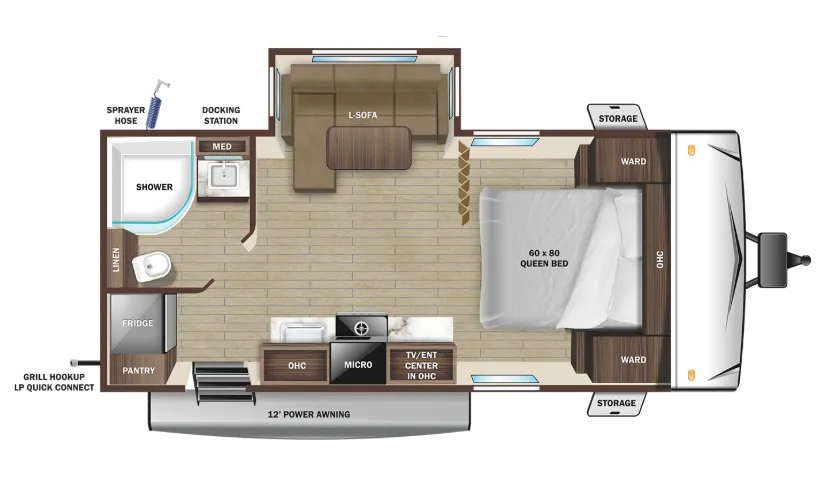 Starcraft Super Lite 212FB floor plan