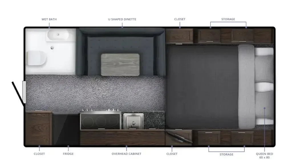 Northern Lite Sportsman Plus 8-11EXSP+DB floor plan