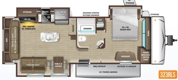Highland Ridge Mesa Ridge 323RLS floor plan