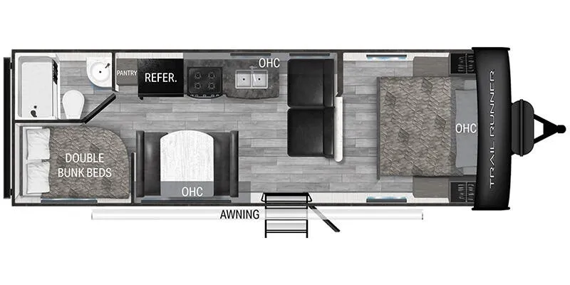 Heartland Trail Runner TR 251 BH floor plan