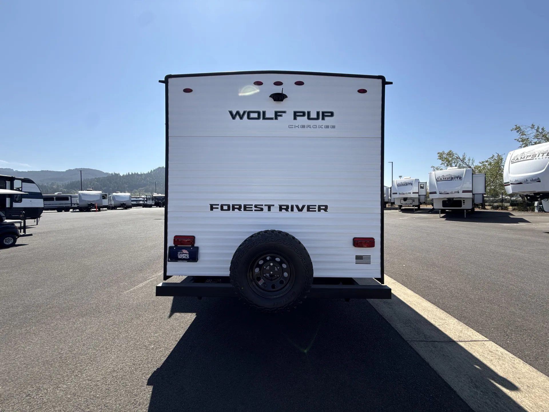 2027 Forest River Cherokee Wolf Pup 17JW — backside