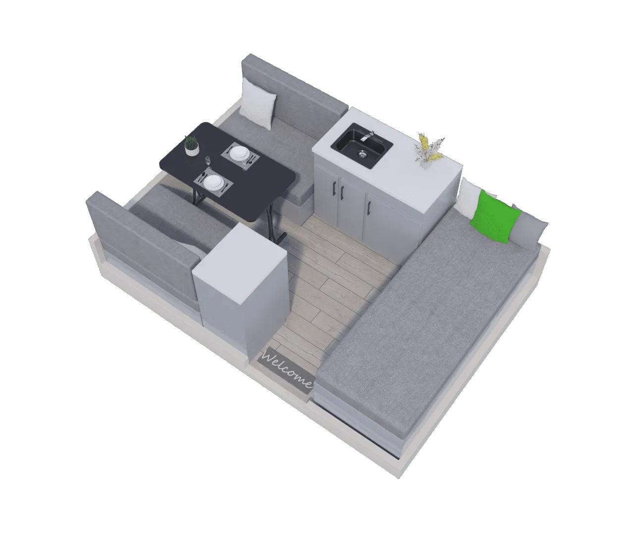 2024 Aliner Scout Lite LITE - Floor plan
