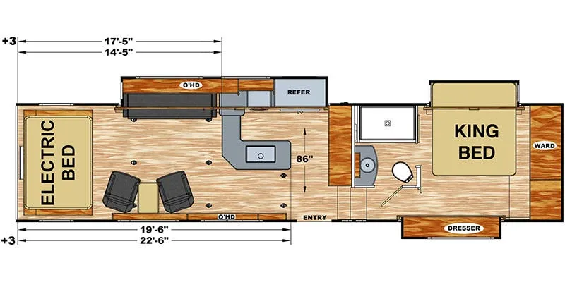 Eclipse Iconic 3518iKG floor plan