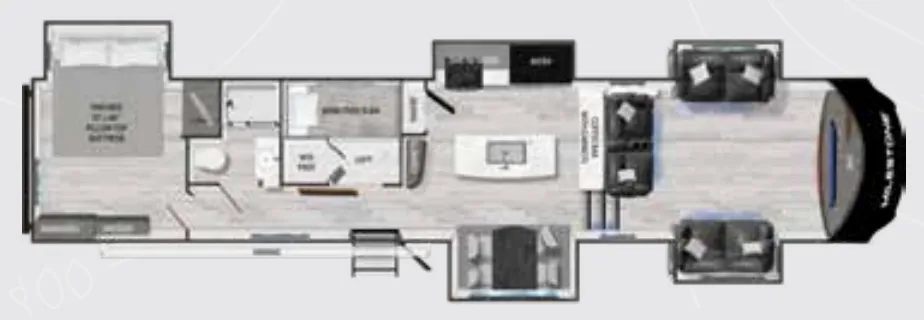 Heartland Milestone 370FLMB floor plan