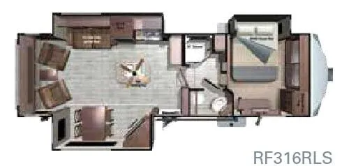 Highland Ridge Open Range Roamer RF316RLS floor plan