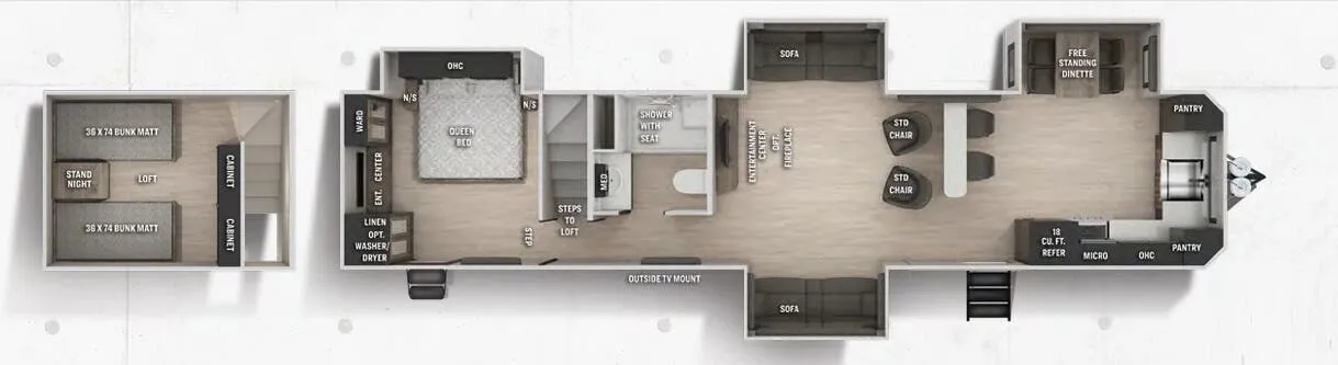 Forest River Cherokee 39SR floor plan