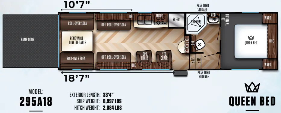 Forest River Vengeance Super Sport 295A18 floor plan