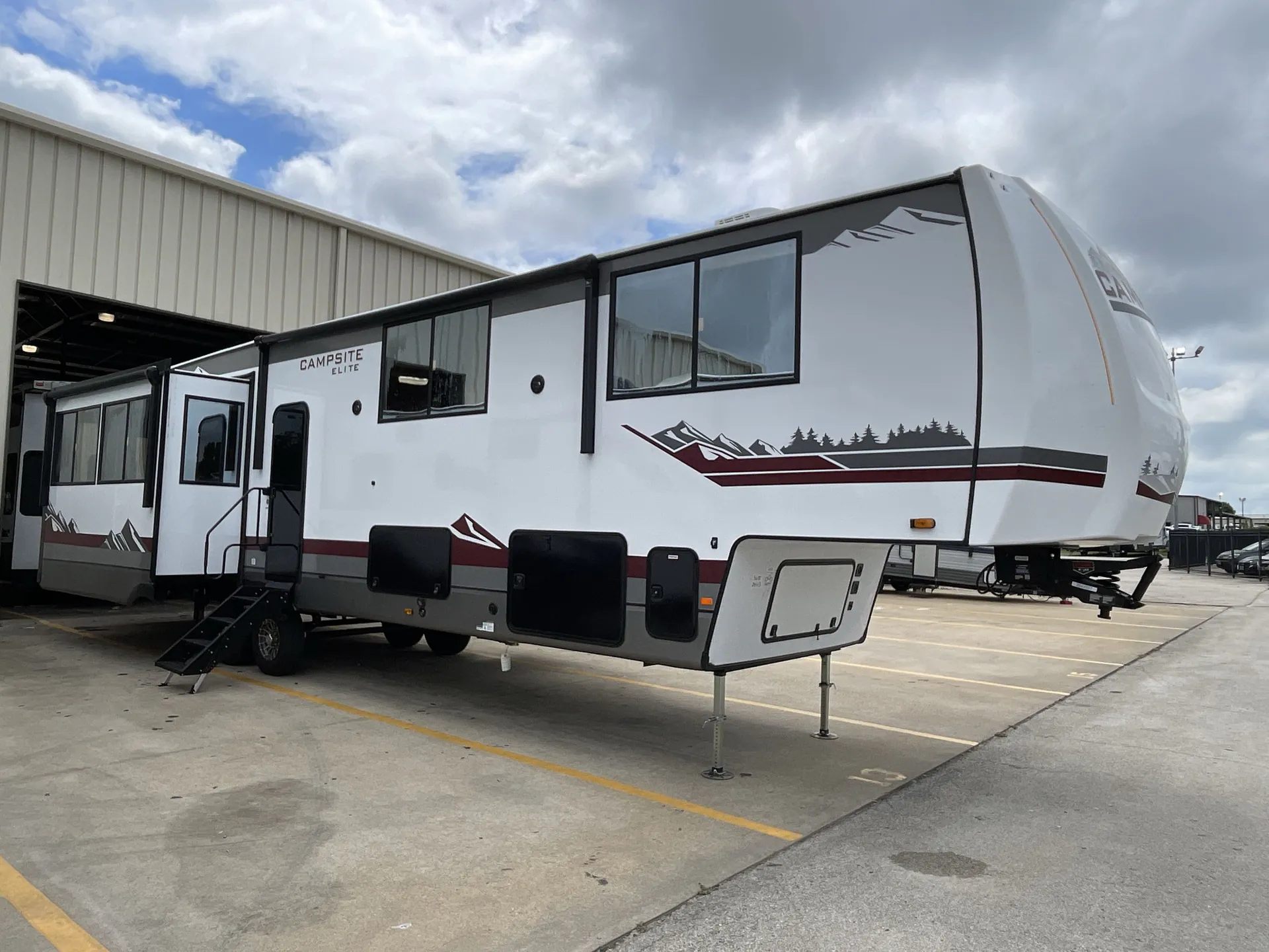 2027 Forest River Campsite Elite 36RF — campside