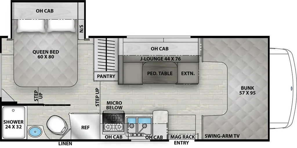 2026 Coachmen Freelander 21RSS floor plan