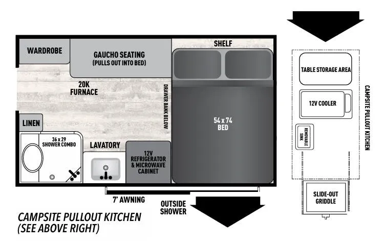 Forest River Viking 12.0TD PRO floor plan