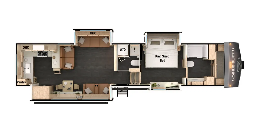 DRV Mobile Suites 41RKDB floor plan