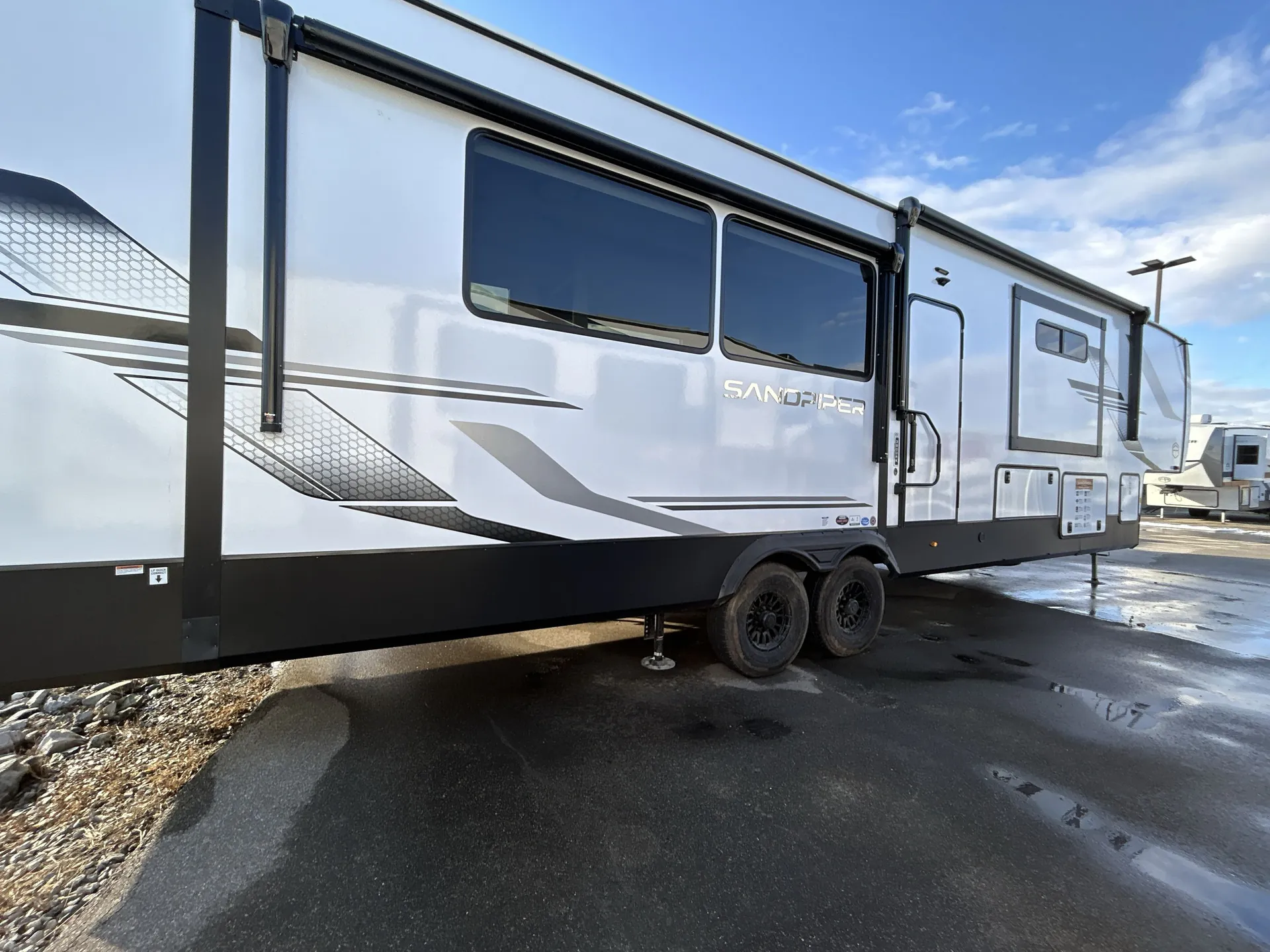 2026 Forest River Sandpiper 3800RK — backside