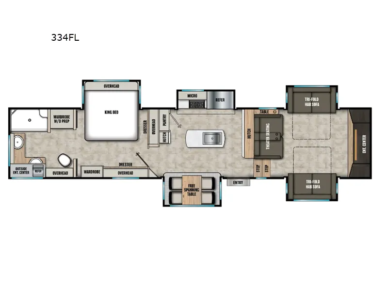 2026 Coachmen Chaparral 334FL - Photo 3