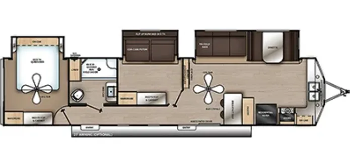 Coachmen Catalina Destination 39FKTS floor plan