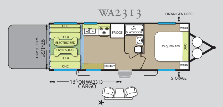 Forest River Stealth WA2313 exterior