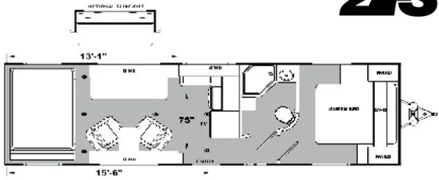 Eclipse Stellar 27FS floor plan