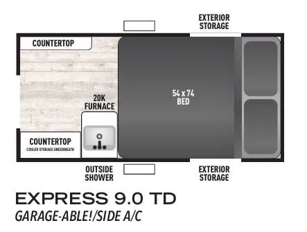 Coachmen Clipper Express 90 TD floor plan