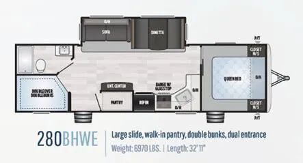 Keystone Springdale 280BHWE exterior