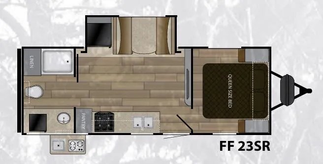 Cruiser RV Fun Finder Xtreme Lite 23SR floor plan